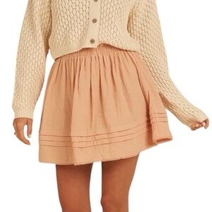 Rylee + Cru Mae Skirt NWT